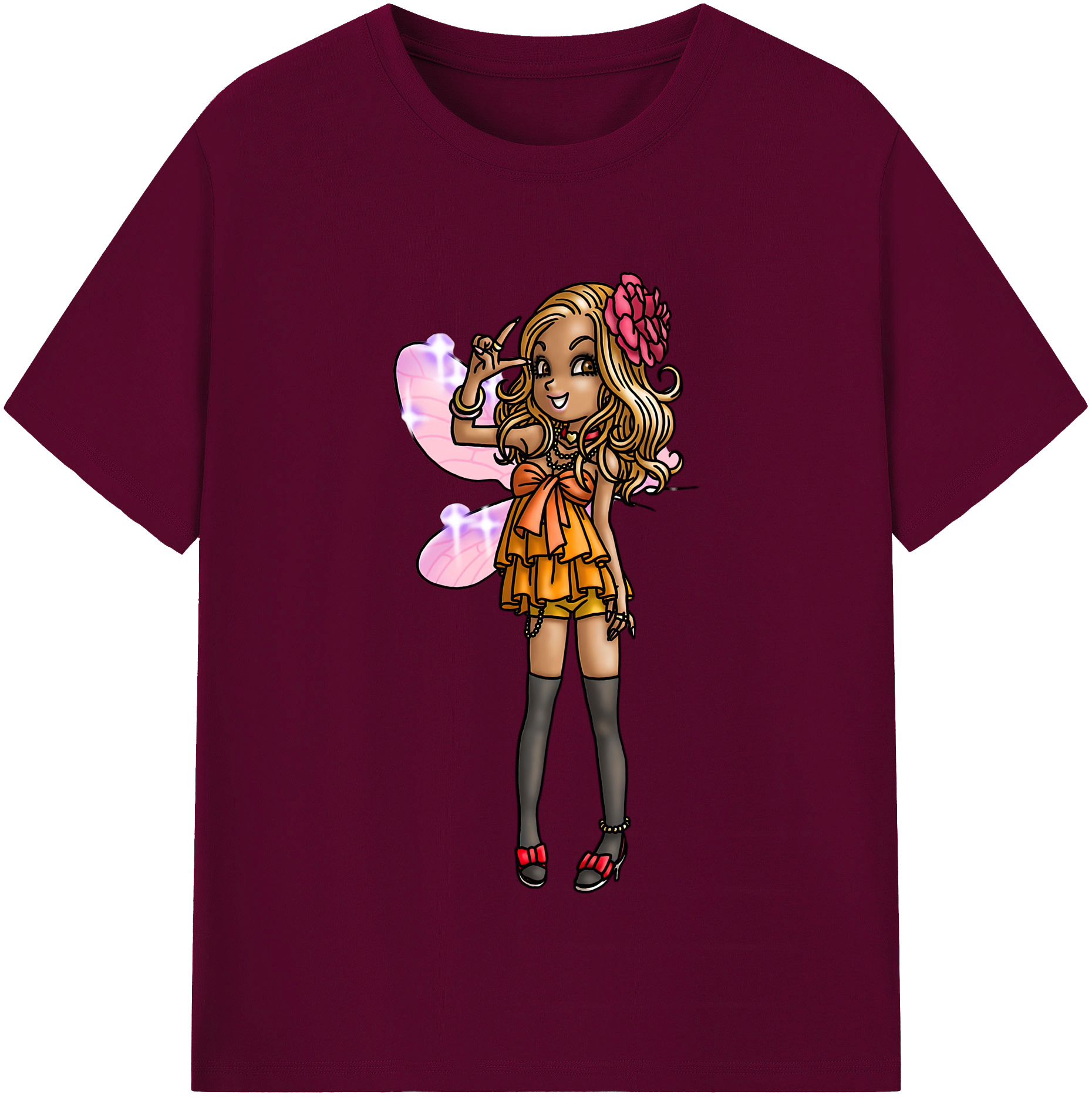 （画像用） ドラゴンクエスト Doragon Kuesuto Dragon Quest レディースカジュアルプリントTシャツ（綿100％）